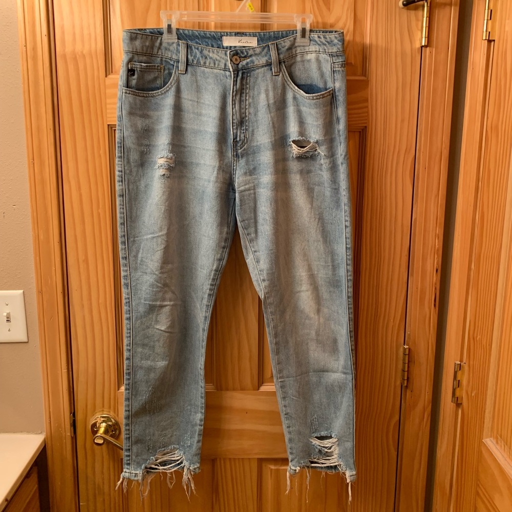 KanCan High Waist Relaxed Mom Jeans